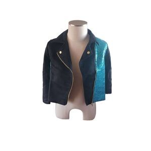 D signed by disney youth medium faux suede wicked jacket descendants